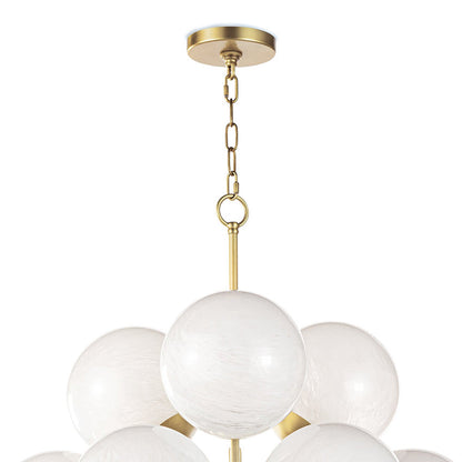 La Dame Chandelier in Detail.