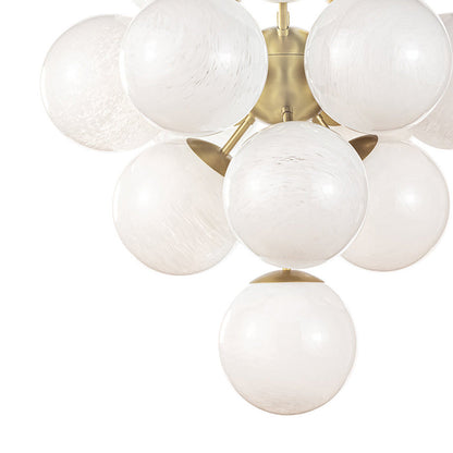 La Dame Chandelier in Detail.