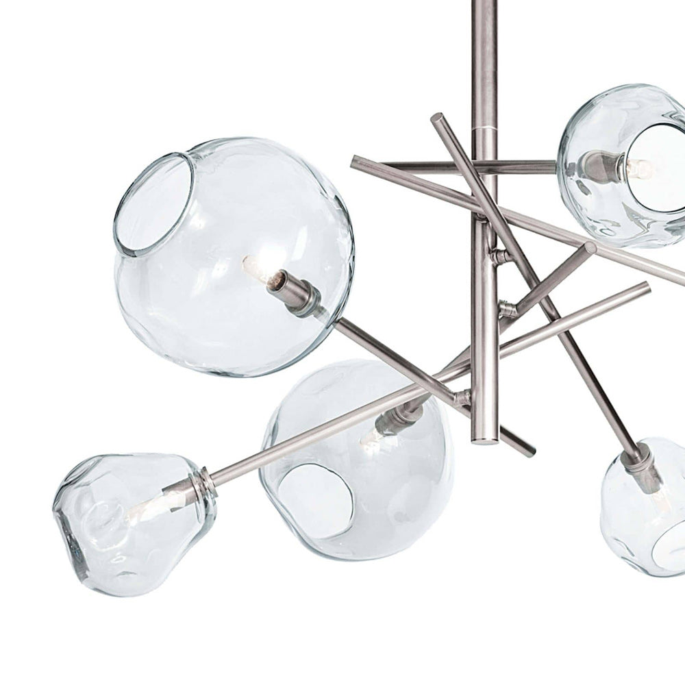 Molten Multi Light Chandelier in Detail.
