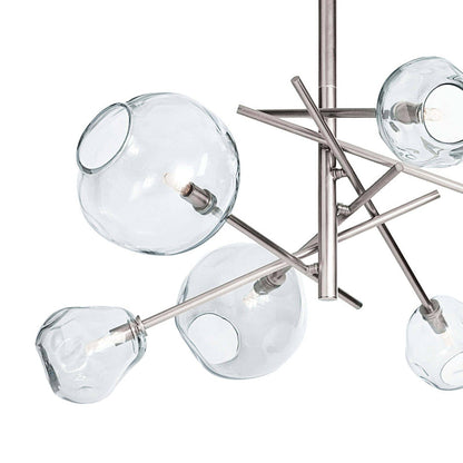 Molten Multi Light Chandelier in Detail.