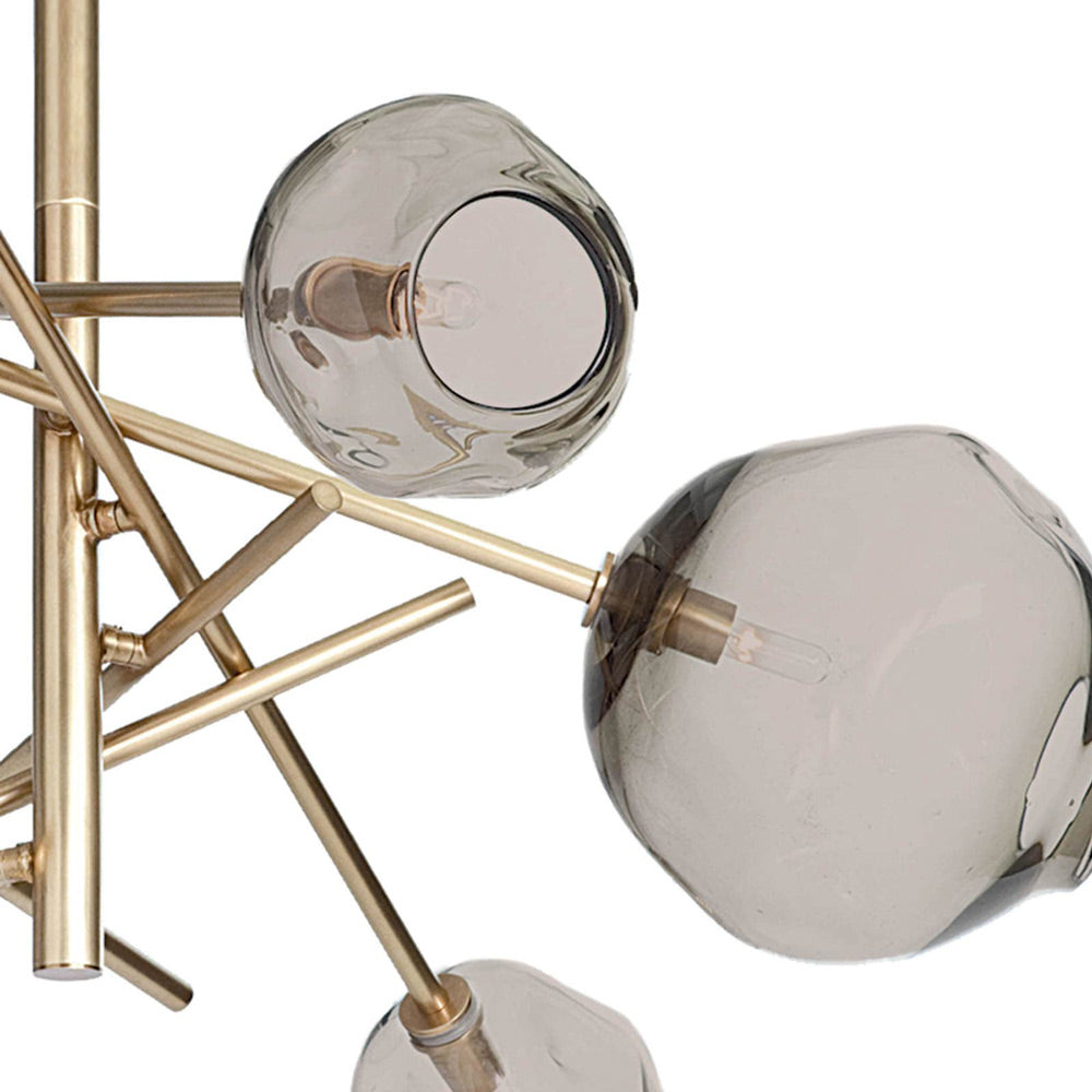 Molten Multi Light Chandelier in Detail.