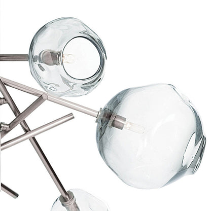 Molten Multi Light Chandelier in Detail.