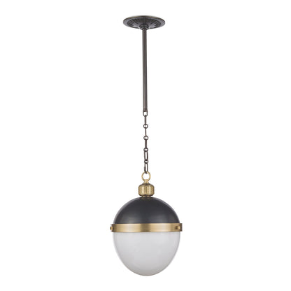Otis Pendant Light in Blackened Brass (Medium).