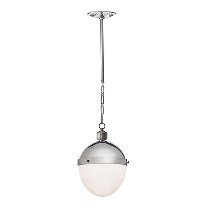 Otis Pendant Light in Polished Nickel (Medium).