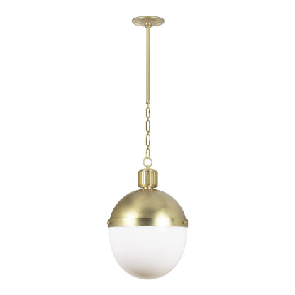 Otis Pendant Light in Natural Brass (Large).