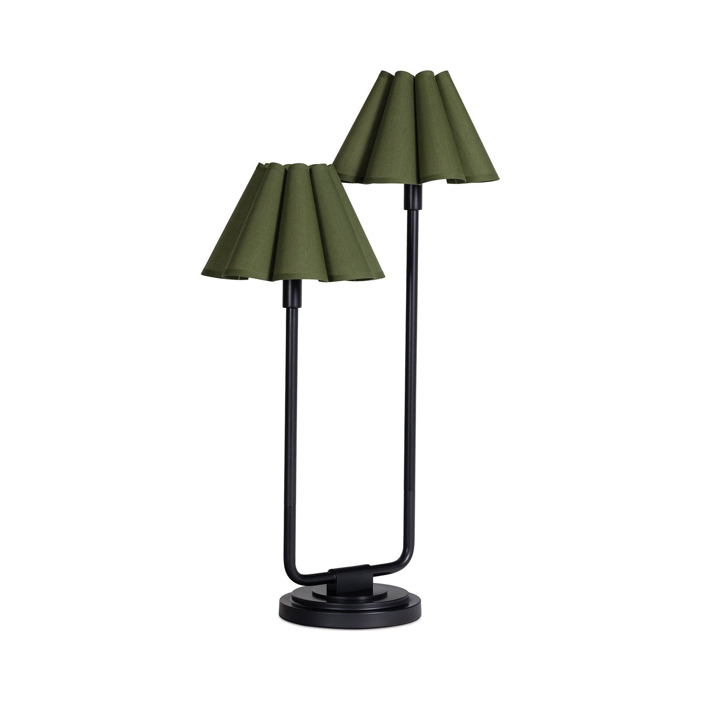 Polly Double Arm Table Lamp in Detail.