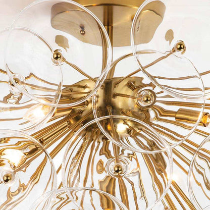 Poppy Flush Mount Ceiling Light in Detail.