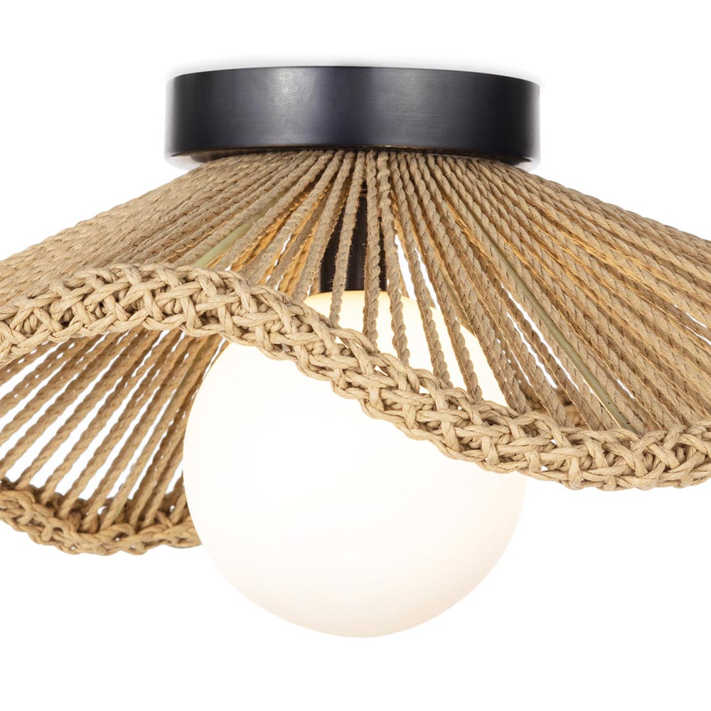Provence Flush Mount Ceiling Light in Detail.