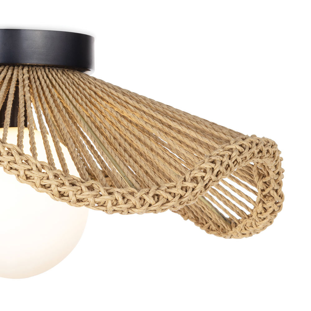 Provence Flush Mount Ceiling Light in Detail.