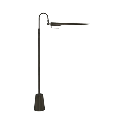 Raven Floor Lamp in Oil Rubbed Bronze.