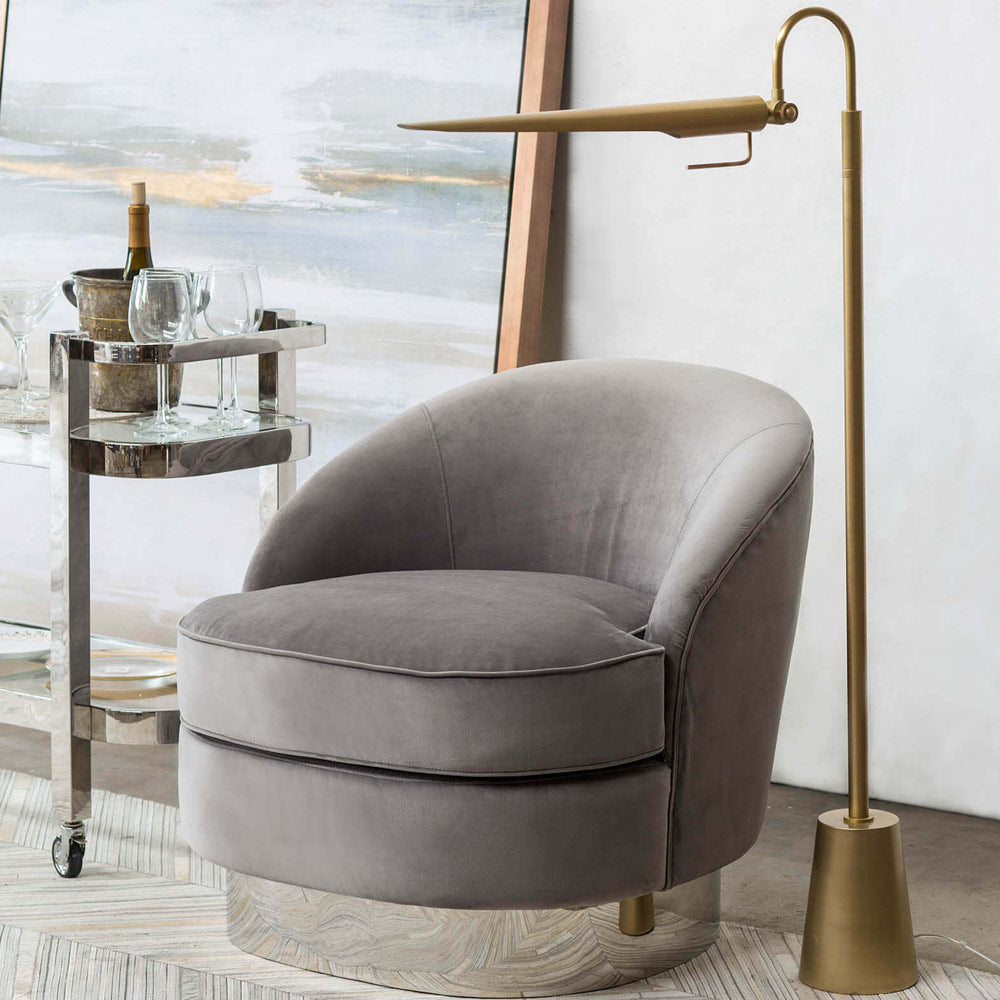 Raven Floor Lamp living room.