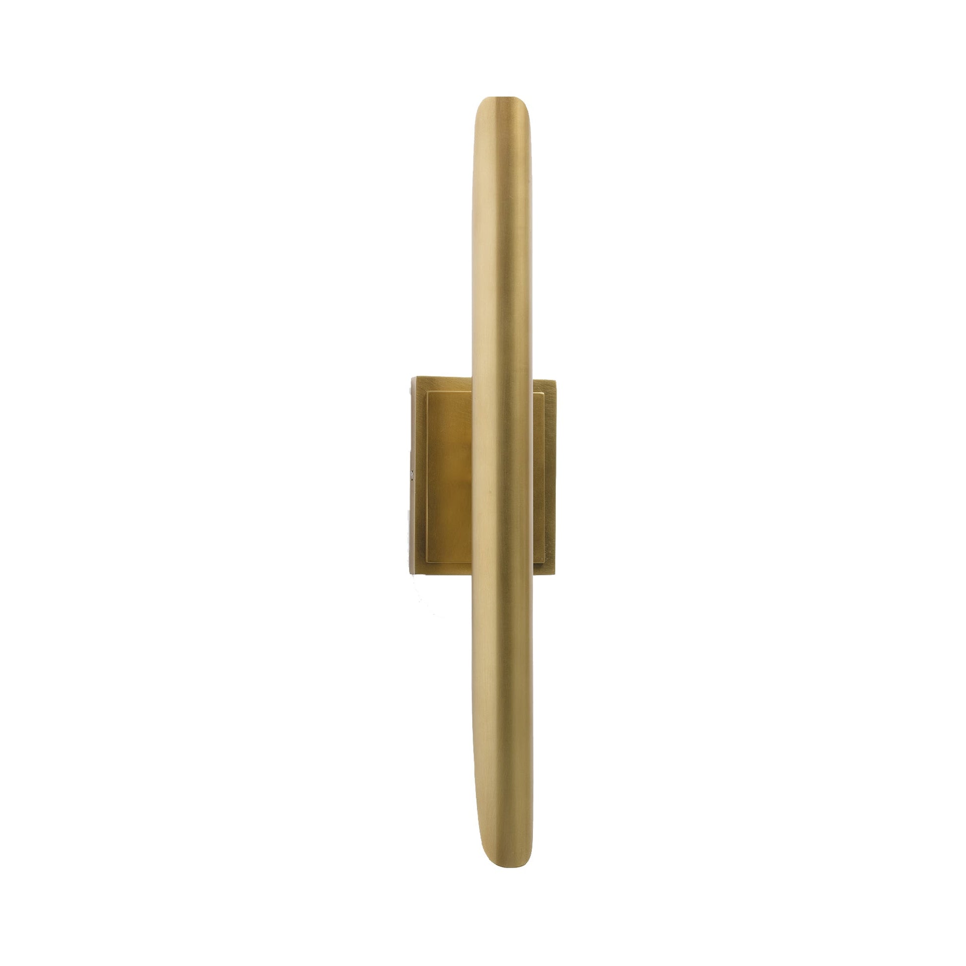 Redford Wall Light in Natural Brass.