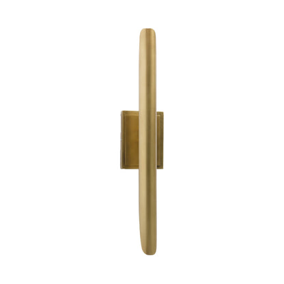 Redford Wall Light in Natural Brass.