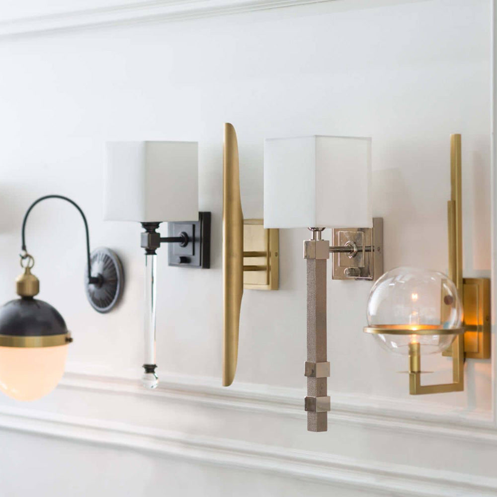 Redford Wall Light in living room.