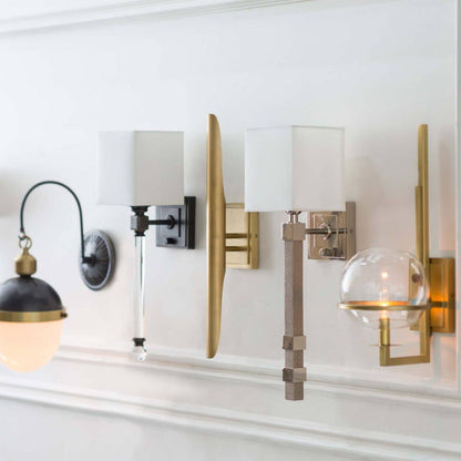 Redford Wall Light in living room.