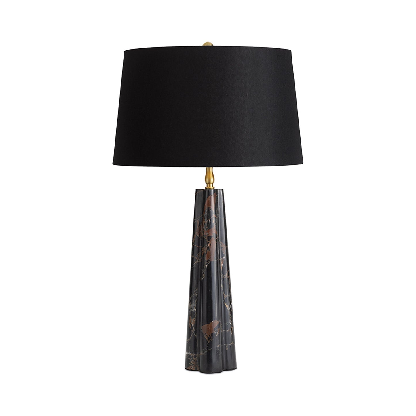Roman Table Lamp in Black.