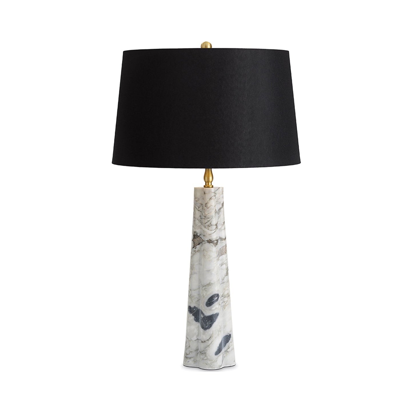 Roman Table Lamp in White.