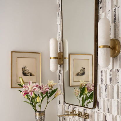 Salon Wall Light in bathroom.