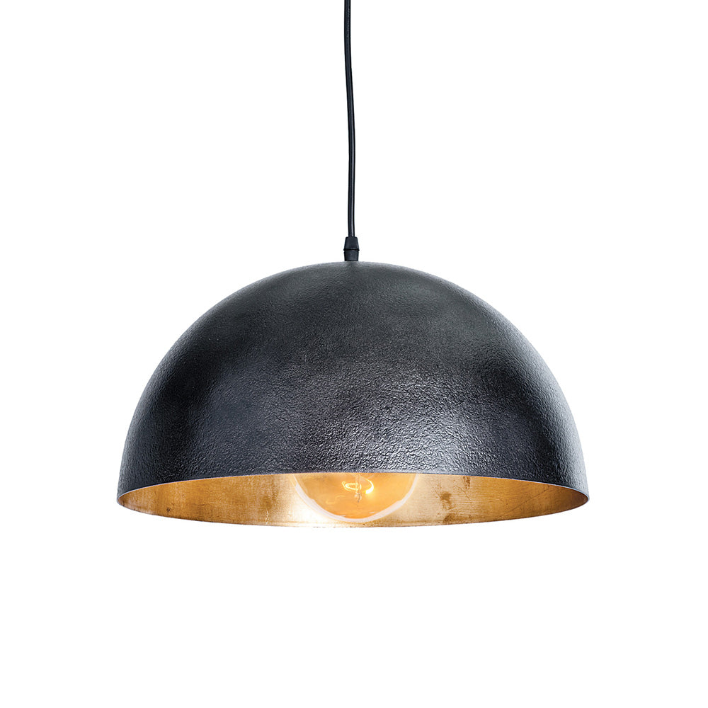Sigmund Pendant Light in Blackened Steel (Small).