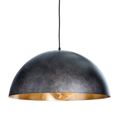 Sigmund Pendant Light in Blackened Steel (Large).