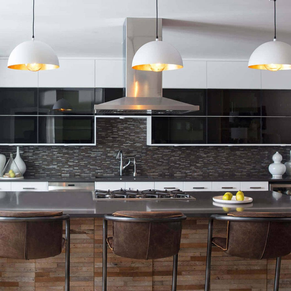 Sigmund Pendant Light in living room.