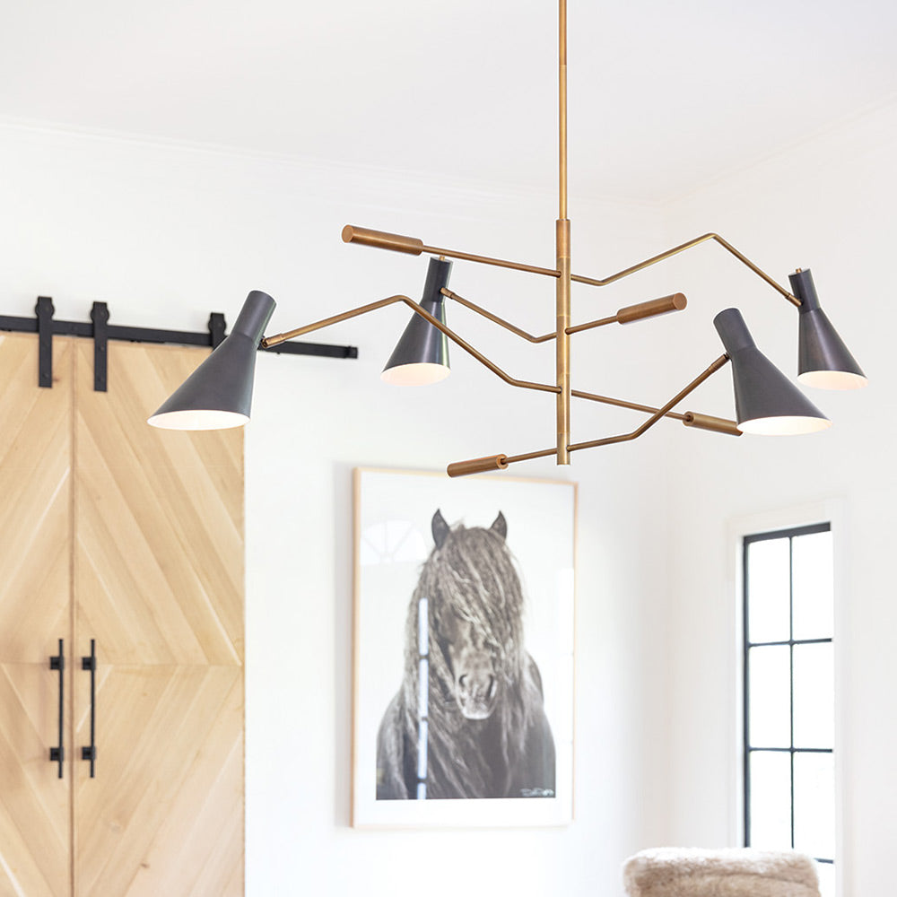 Spyder Chandelier in Detail.