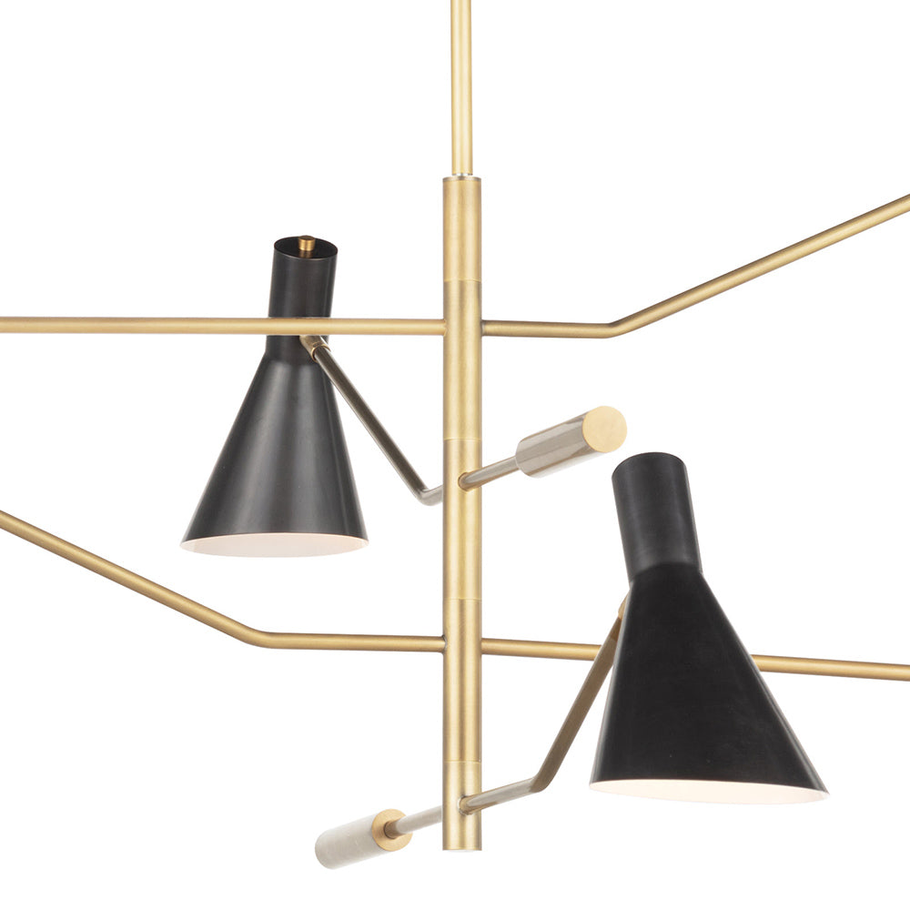 Spyder Chandelier in Detail.
