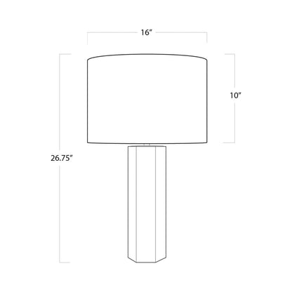 Stella Table Lamp - line drawing.