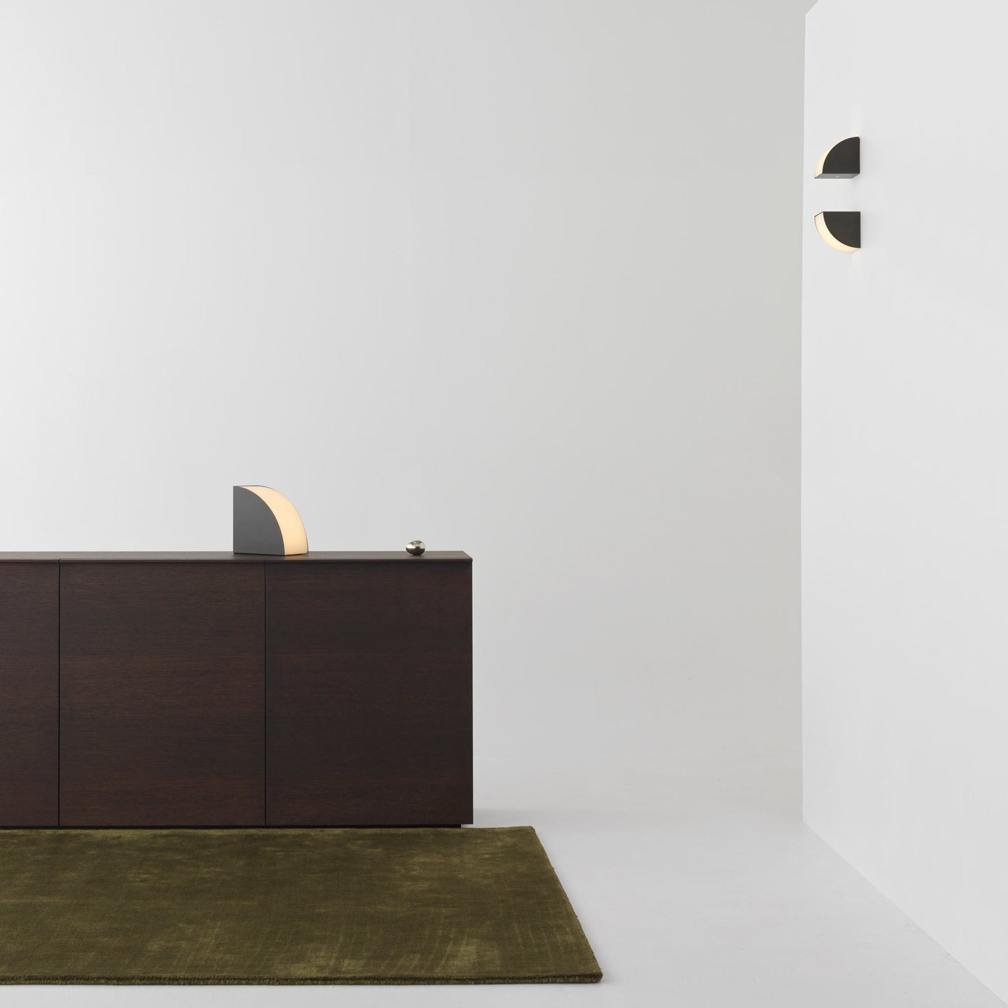 Phase LED Wall Light in living room.