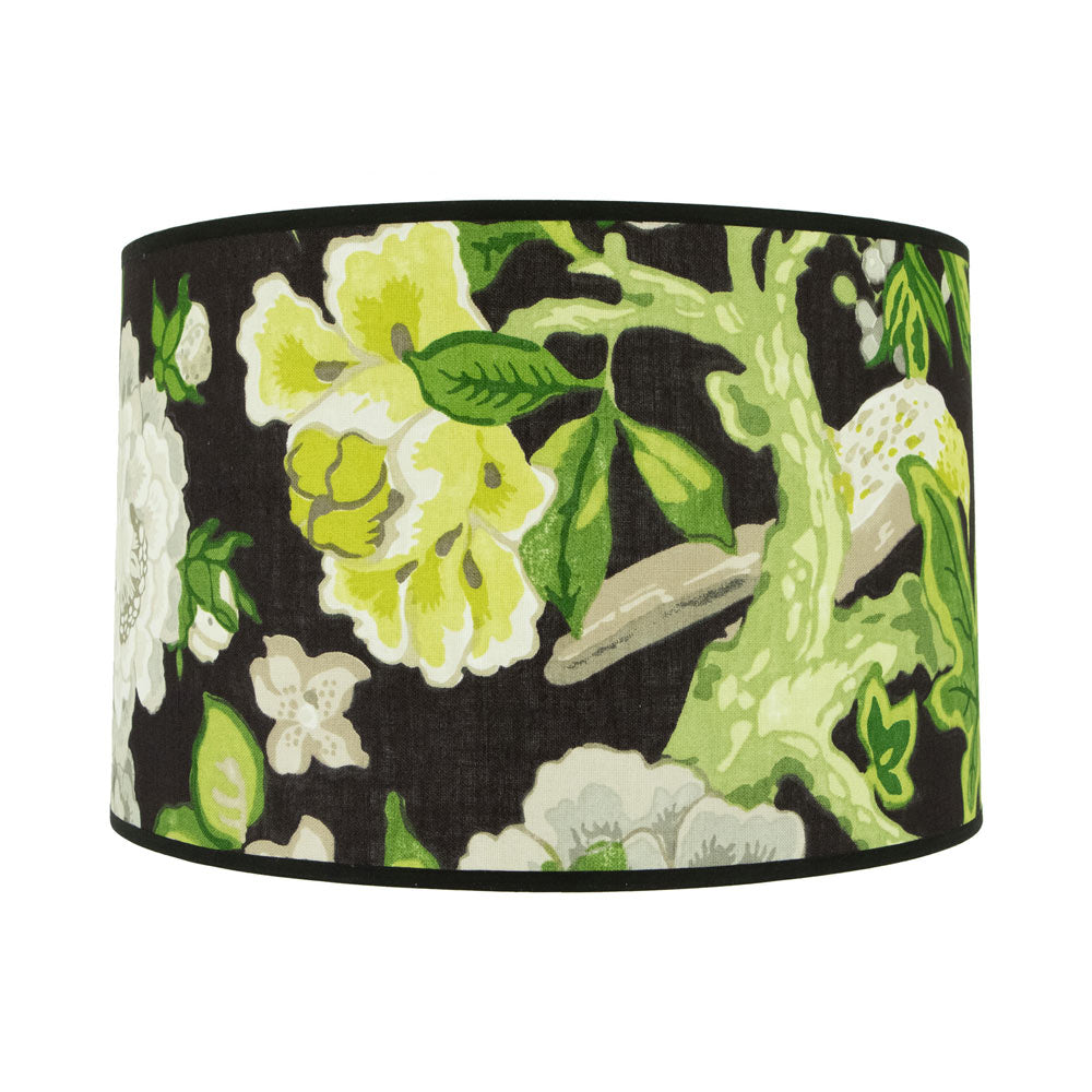 Abbey Rose Shade (Bermuda Blossoms - Jet/17-Inch).