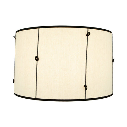 Abbey Rose Shade (Globo Knotted Handwoven - Black/19-Inch).