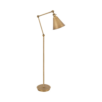 Alloy Floor Lamp in Warm Brass/Warm Brass.