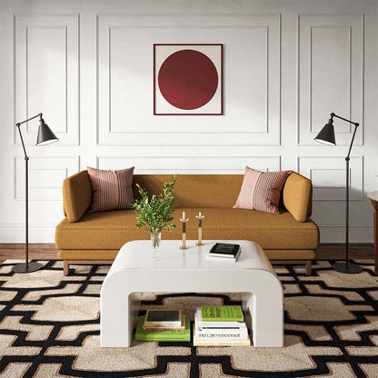 Alloy Floor Lamp in living room.