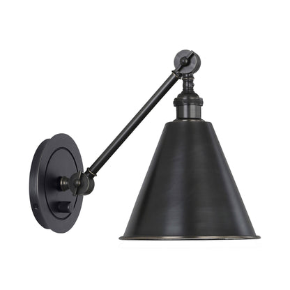 Alloy Single Wall Light in Deep Patina Bronze/Deep Patina Bronze.