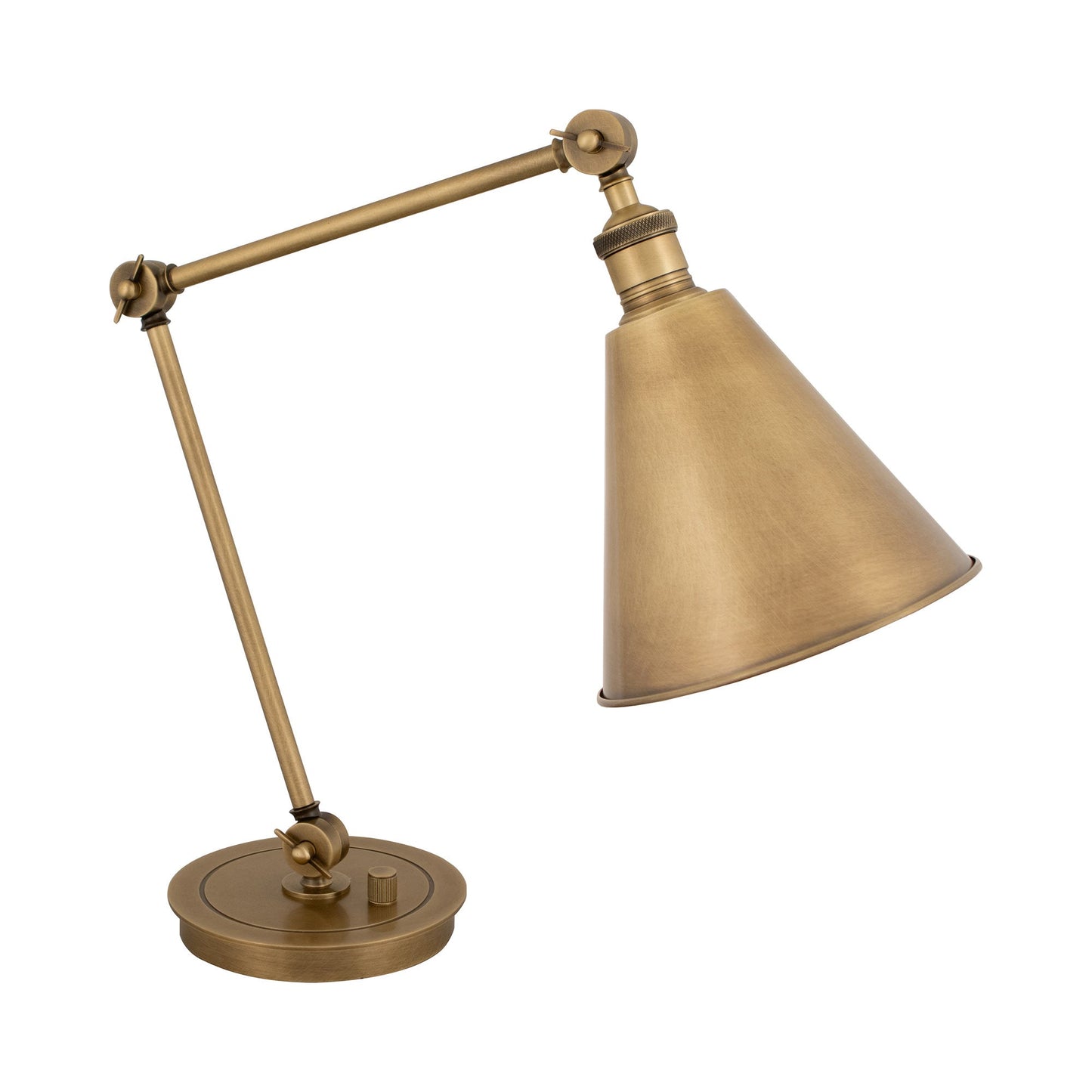 Alloy Table Lamp in Warm Brass/Warm Brass.