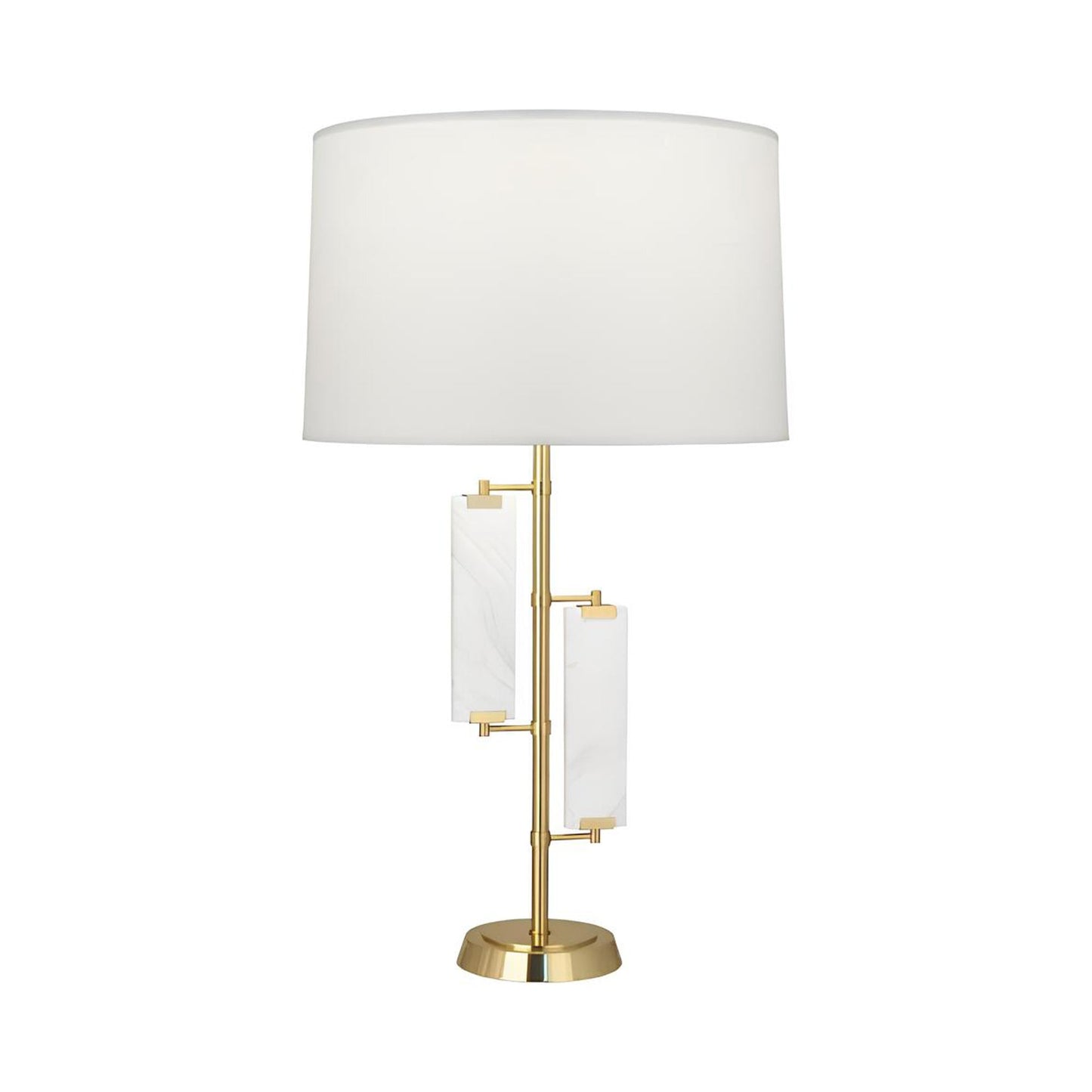 Alston Table Lamp in Modern Brass.
