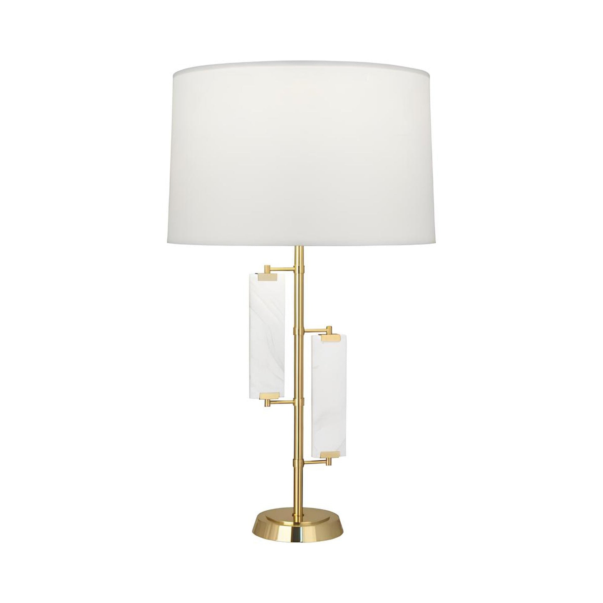 Alston Table Lamp in Modern Brass.