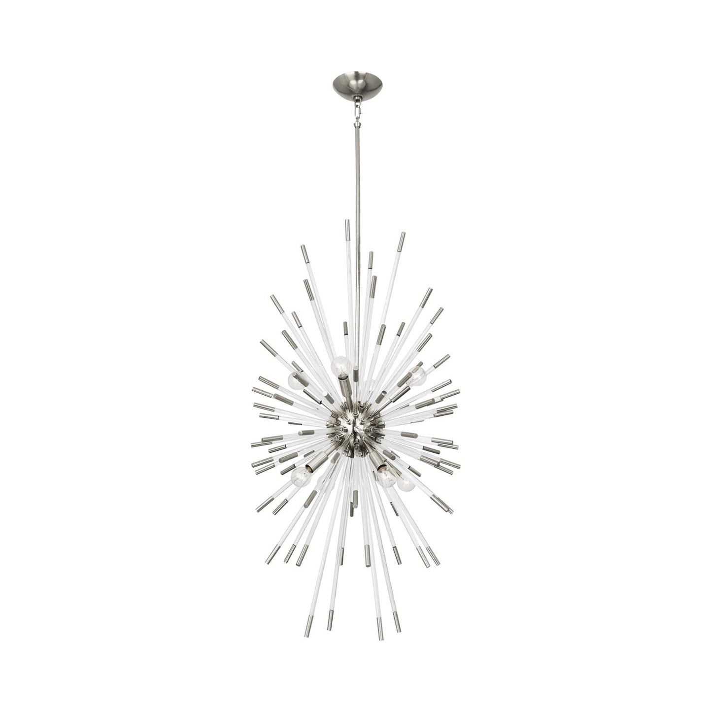 Andromeda Chandelier in Polished Nickel (Vertical).