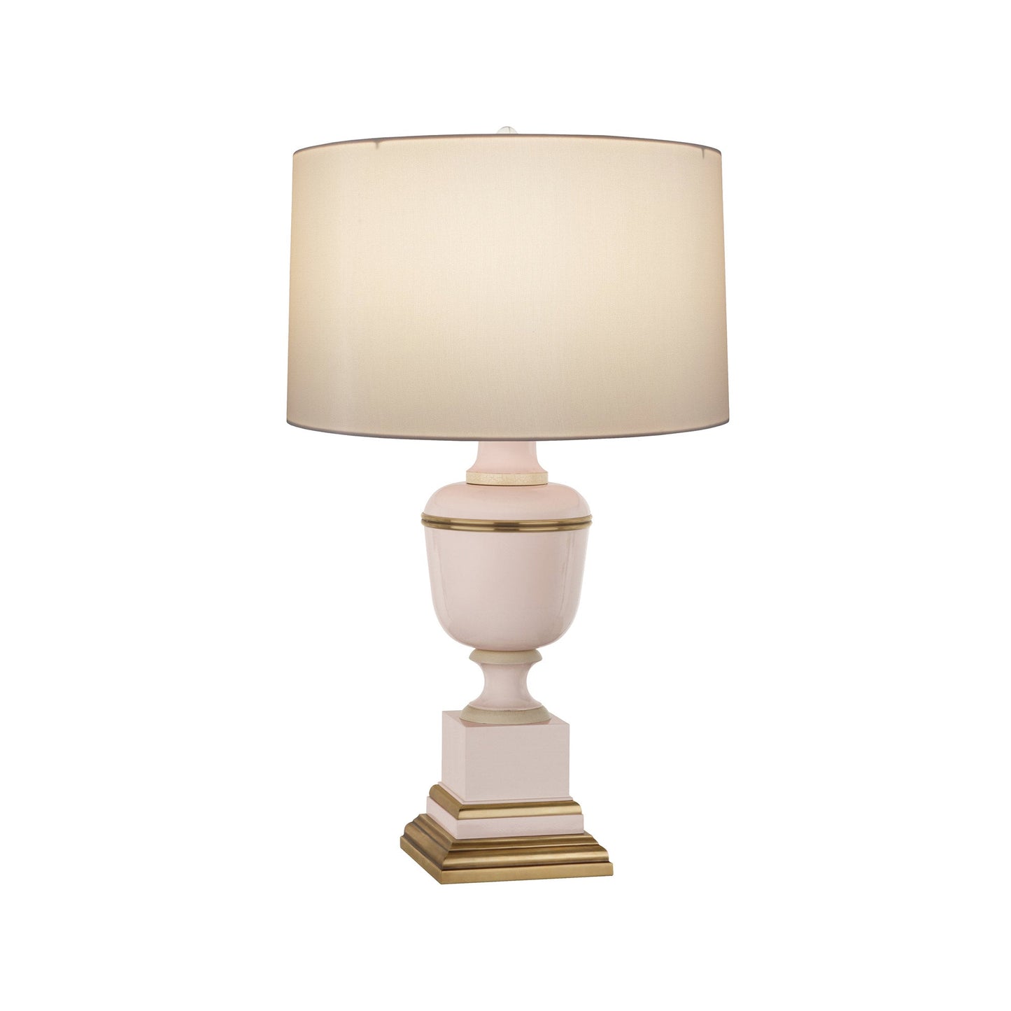 Annika Table Lamp in Blush/Spindrift Snowflake (Small)
