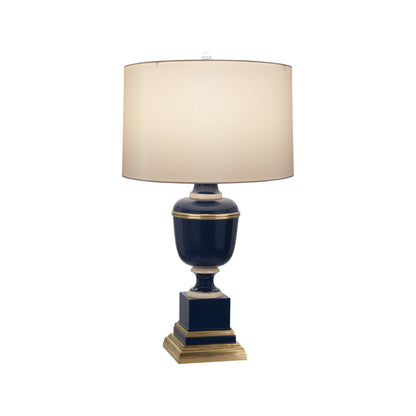 Annika Table Lamp in Cobalt/Spindrift Snowflake (Small)