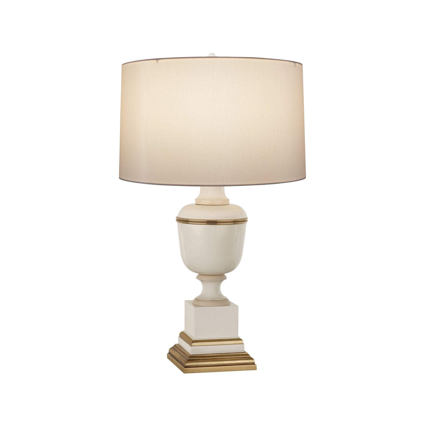 Annika Table Lamp in Ivory/Spindrift Snowflake (Small)