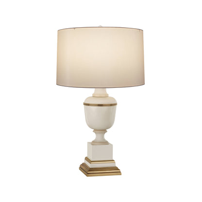 Annika Table Lamp in Ivory/Spindrift Snowflake (Small)