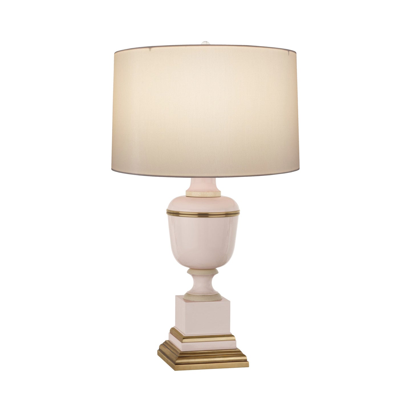 Annika Table Lamp in Blush/Spindrift Snowflake (Large)