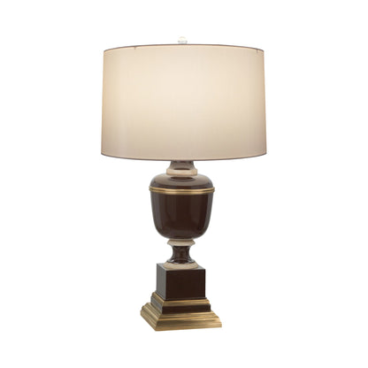 Annika Table Lamp in Chocolate/Spindrift Snowflake (Large)