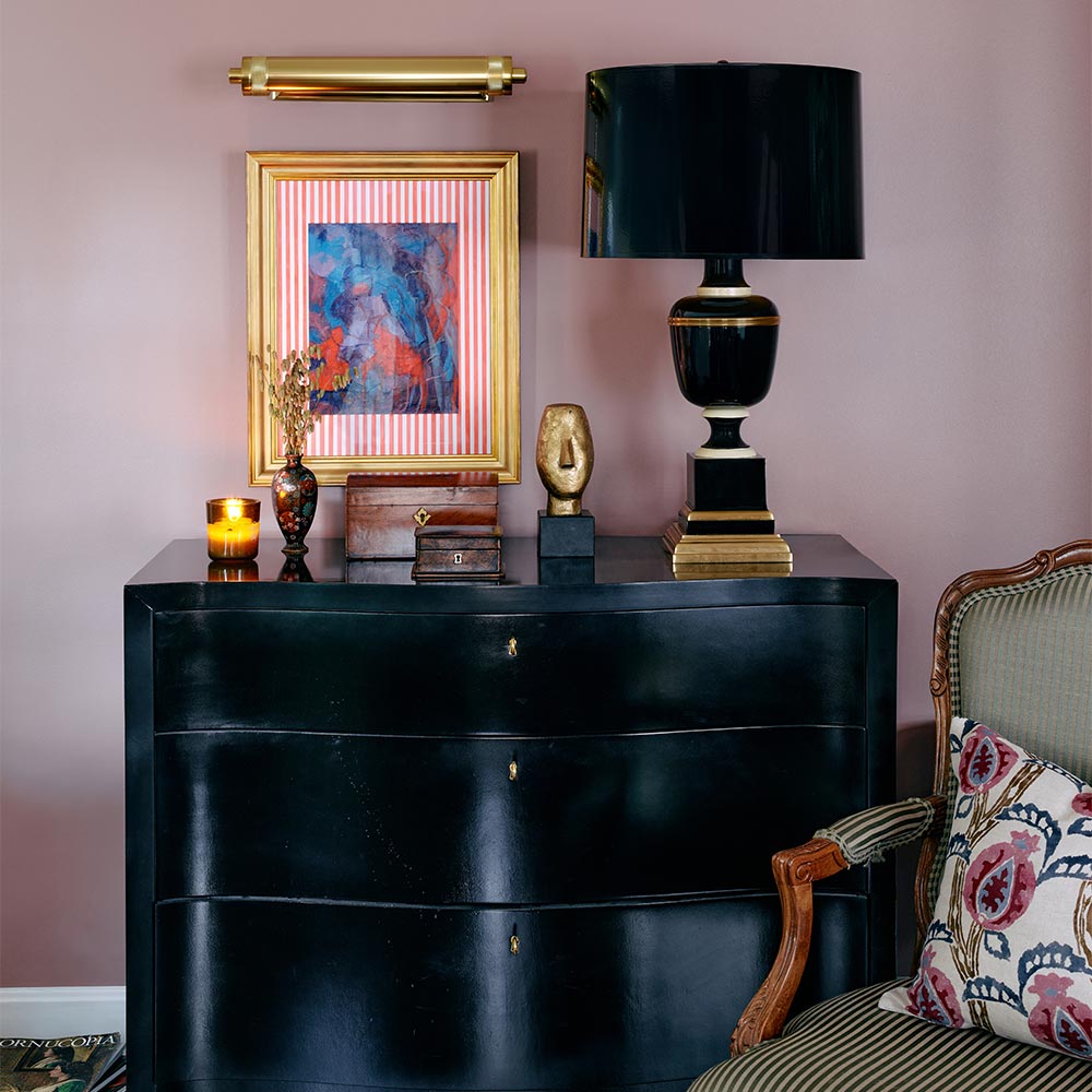 Annika Table Lamp in living room.