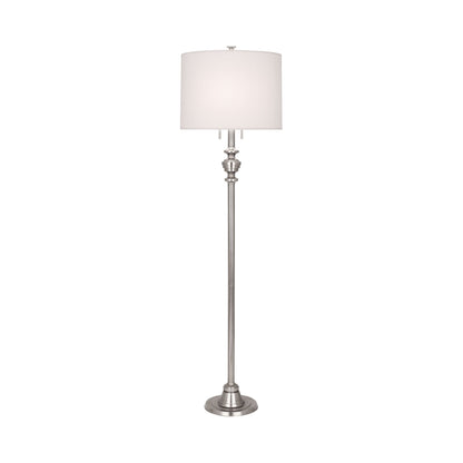 Arthur Floor Lamp in Polished Nickel.