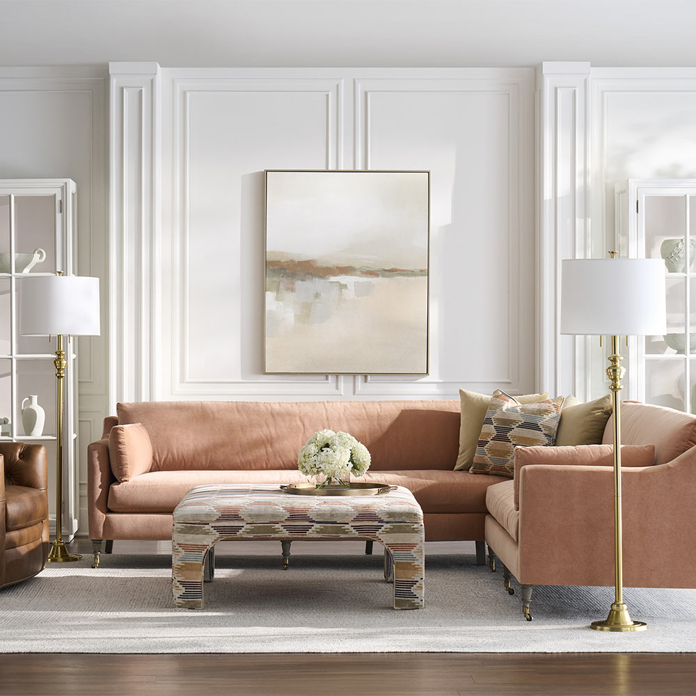 Arthur Floor Lamp in living room.