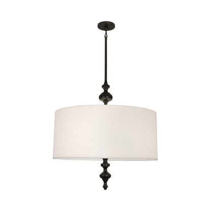 Arthur Pendant Light in Deep Patina Bronze.