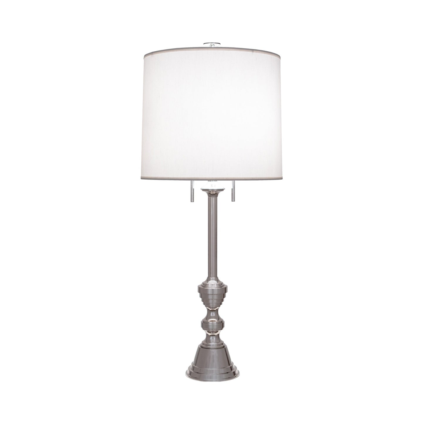 Arthur Table Lamp in Polished Nickel.