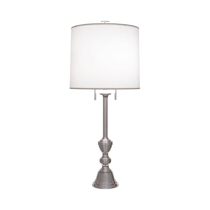 Arthur Table Lamp in Polished Nickel.